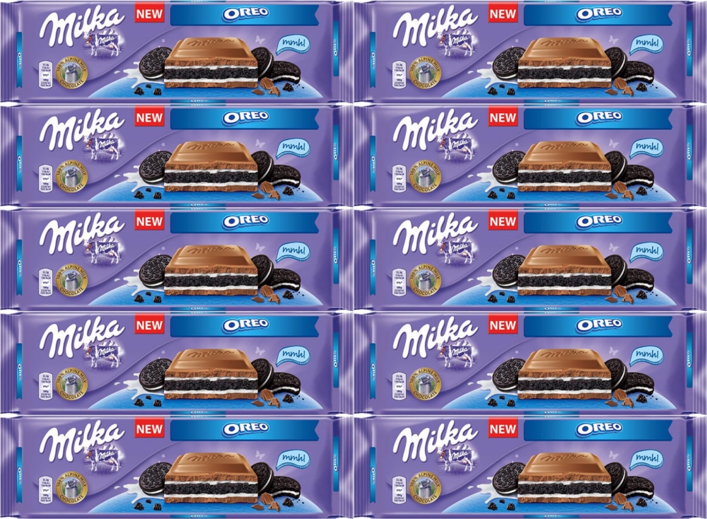 Czekolada Milka Mmmax mleczna Oreo 300g x10