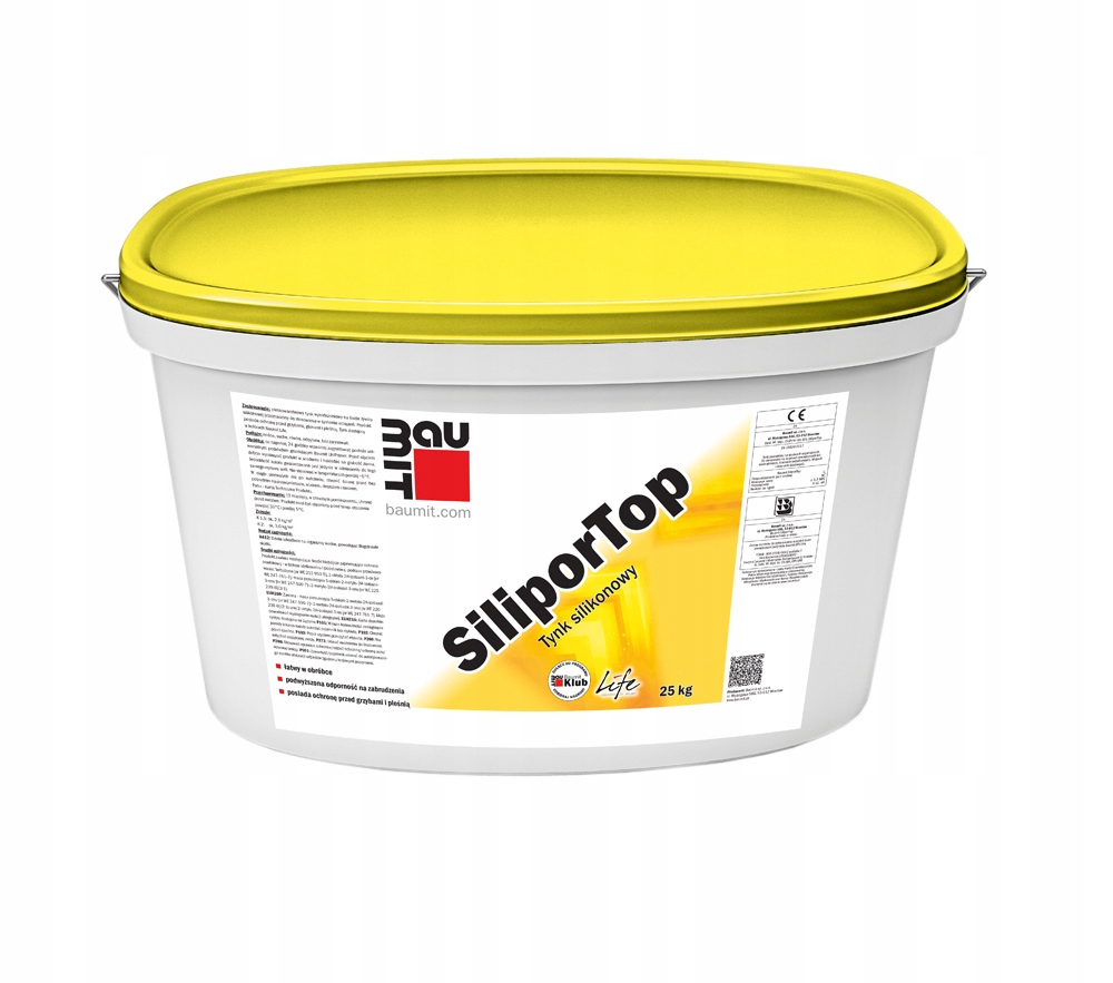 Baumit Tynk silikonowy SiliporTop 1,5K Baza Gmwf 25kg gotowy do użycia
