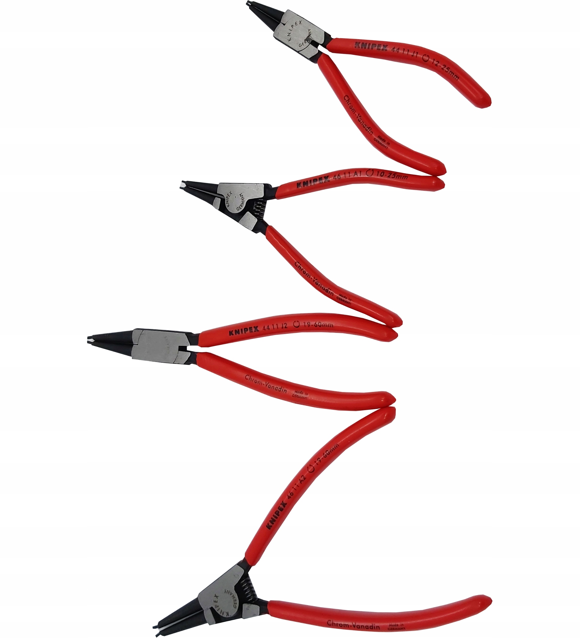 ZESTAW SZCZYPIEC DO PIERSCIENI SEGERA 8 el KNIPEX Producent code 001958V01