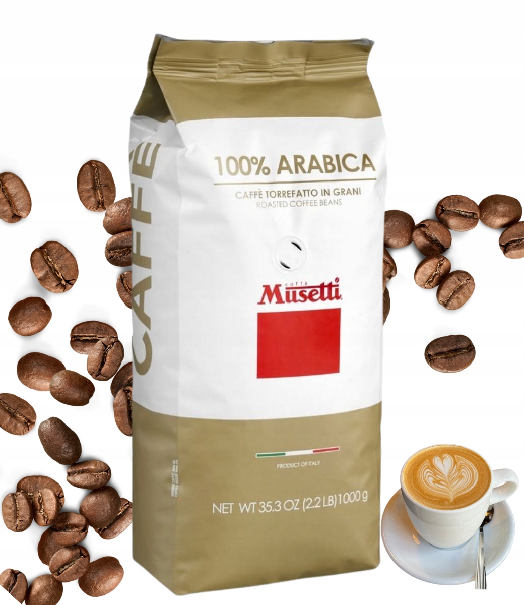 Musetti Dolce 100% Arabica 1kg kawa ziarnista