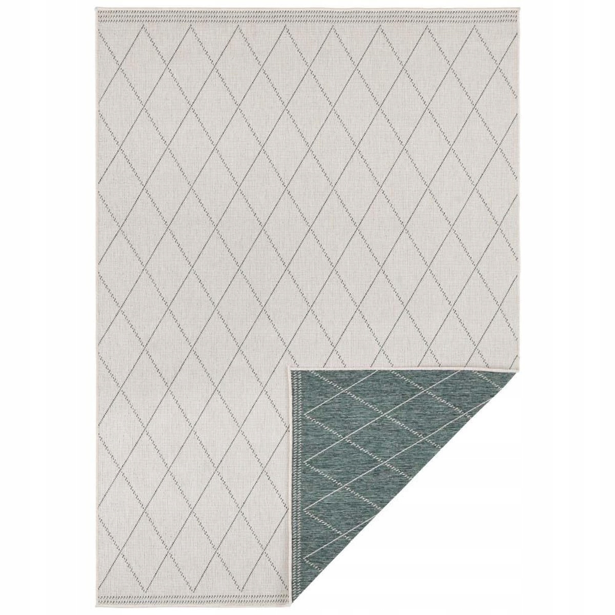 Koberec na terasu Daisy zelený obojstranný 200 x 290 cm