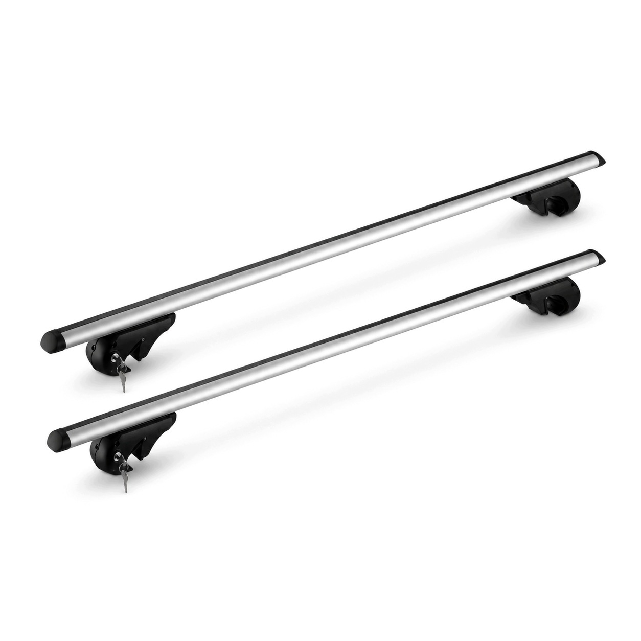 Univerzální střešní nosníky na střeše Relingy Otevřený zámek 120 cm