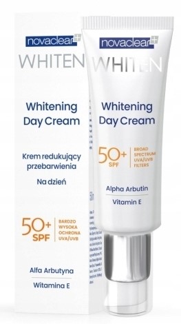 Novaclear Whiten krem wybielający przebarwienia SPF50 na dzień 50 ml