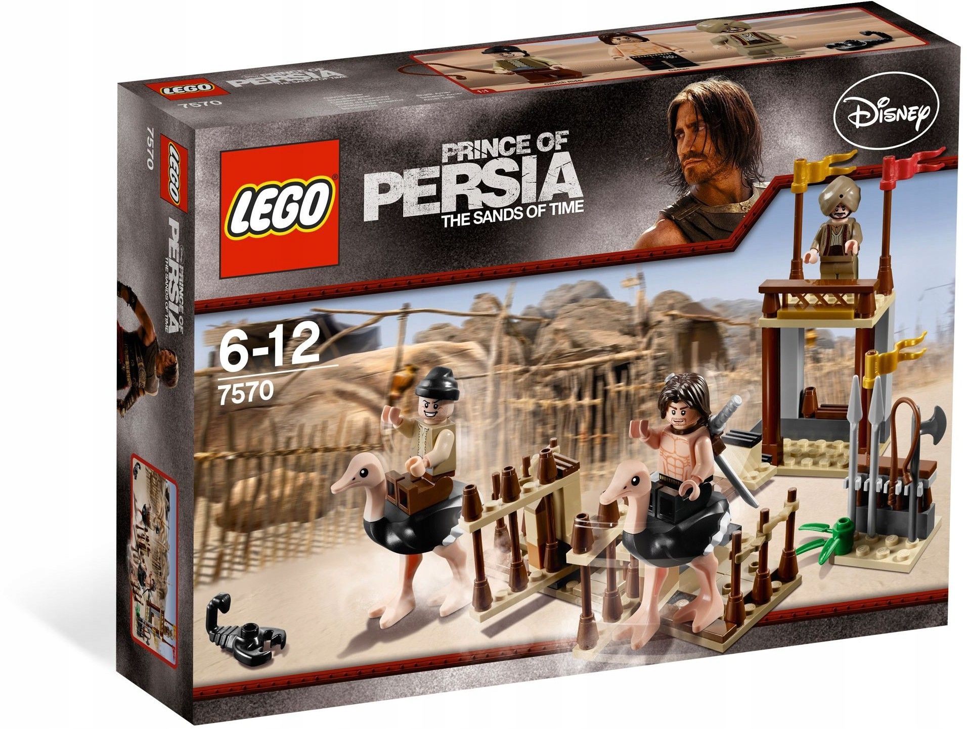 Originální Lego Prince of Persia 7570 Pštrosí závod Stavebnice Nové