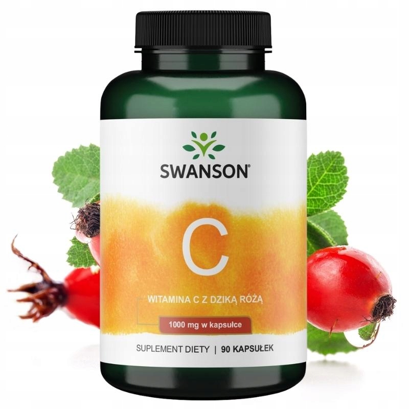 

Swanson Witamina C Dzika Róża 1000mg 90 Kaps.