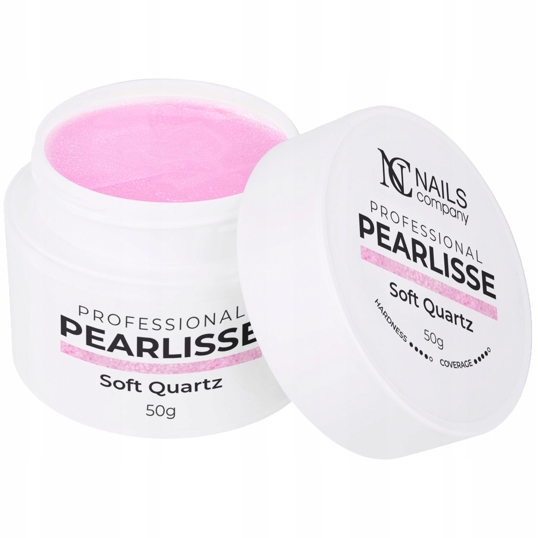 Nails Company Stavební Gel na nehty Pearlisse 50 g Soft Quartz Růžový