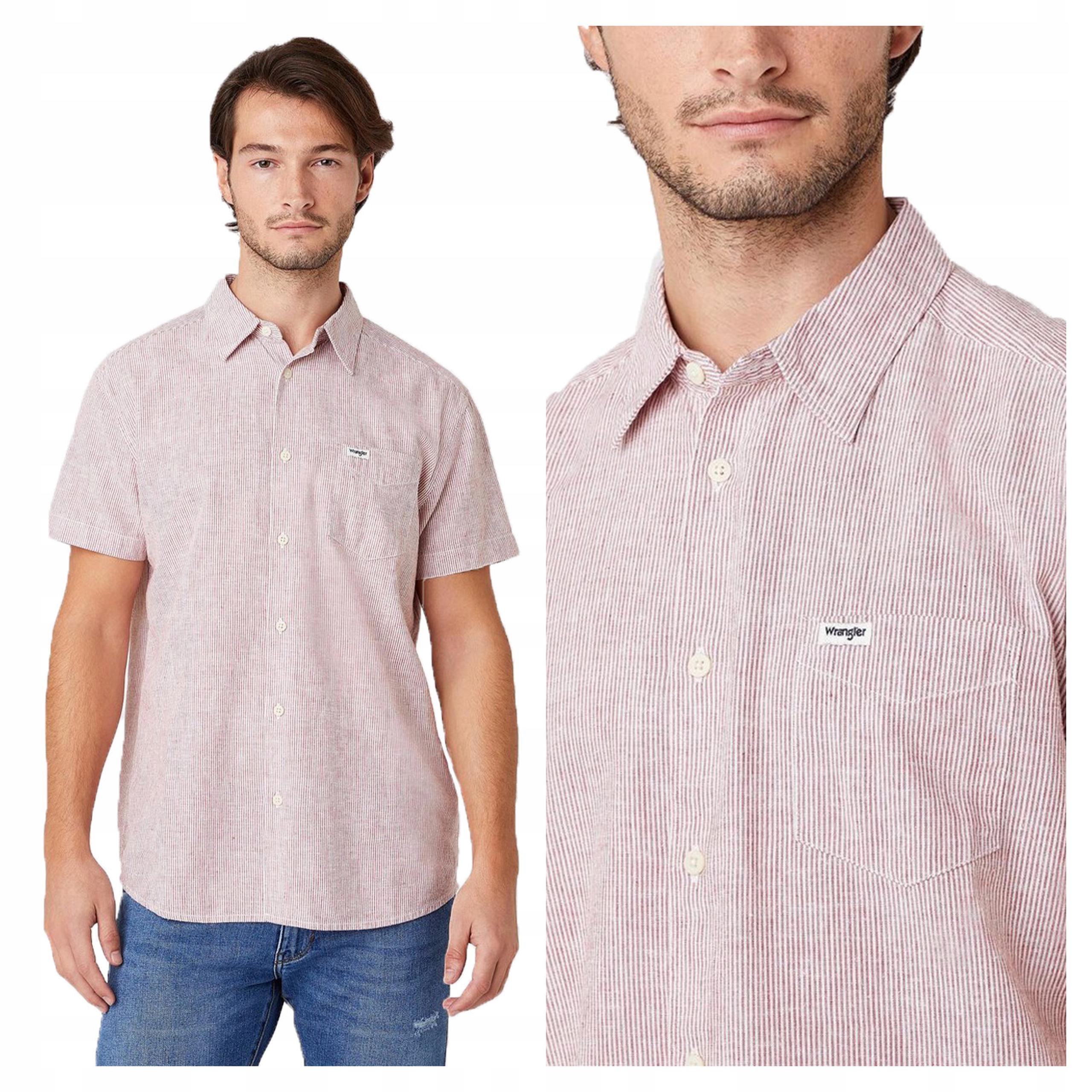 Pánská košile Wrangler Ss 1PKT Shirt M
