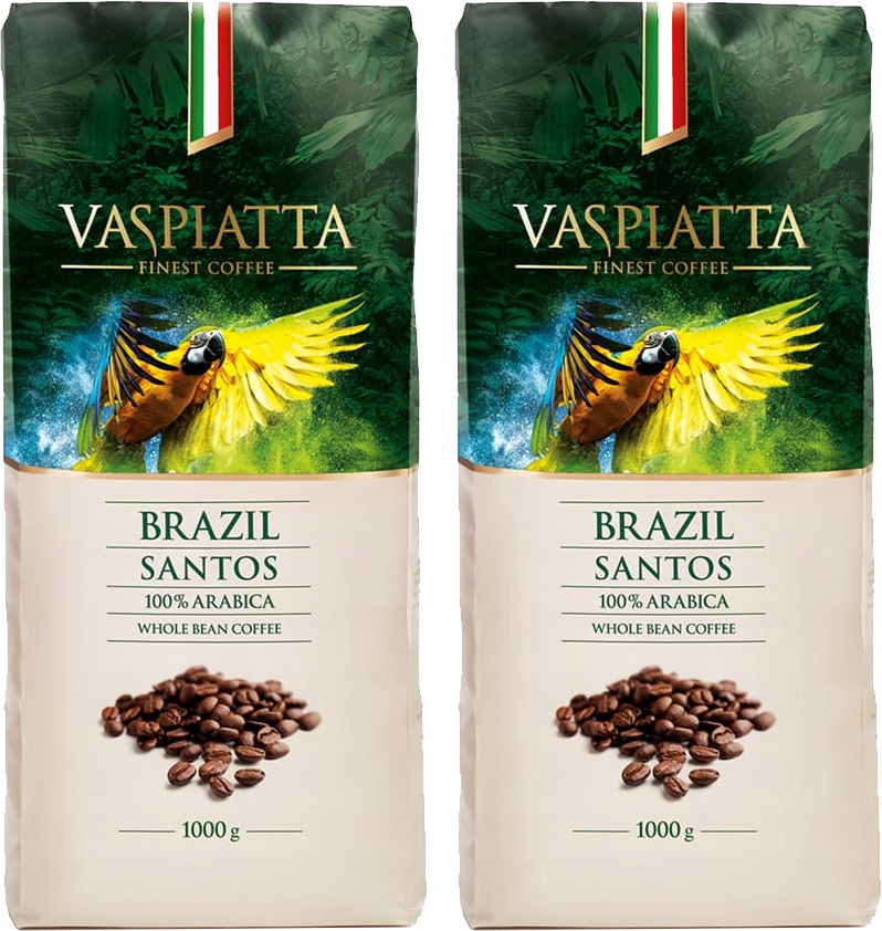 2kg Kawa ziarnista Vaspiatta Brazil Santos