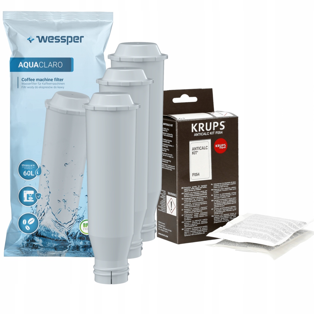 

3xFiltr do ekspresu Krups Nivona odkamieniacz F054