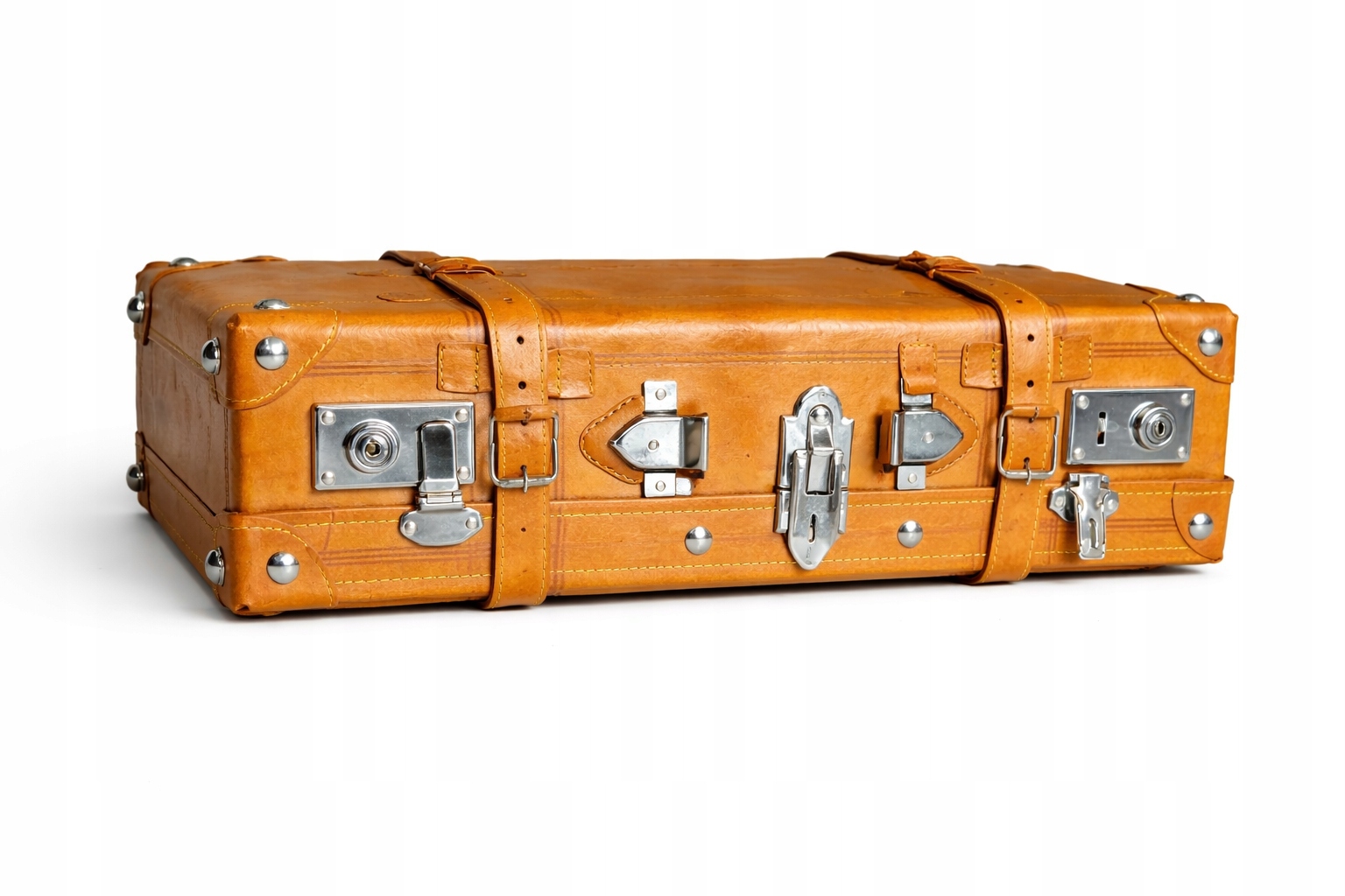 Walizka Torba Skórzana Retro Vintage 53x17x31cm