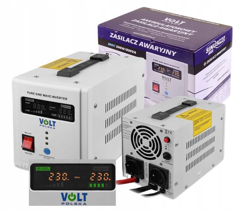 Záložní Zdroj Měnič Napětí Ups Sinus Pro 800W 800E