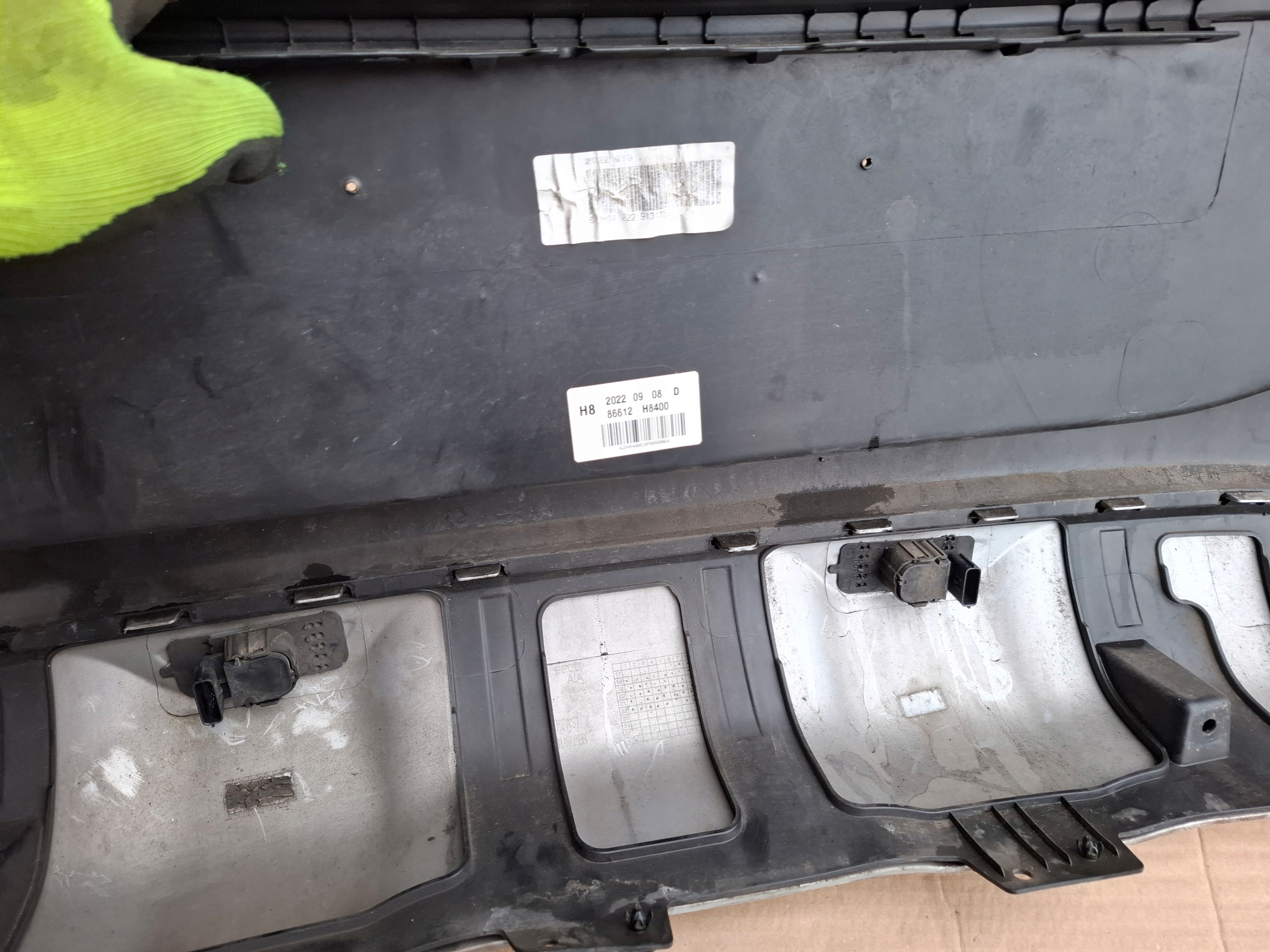 KIA STONIC 22r PDC bumper rear rear part ORYG