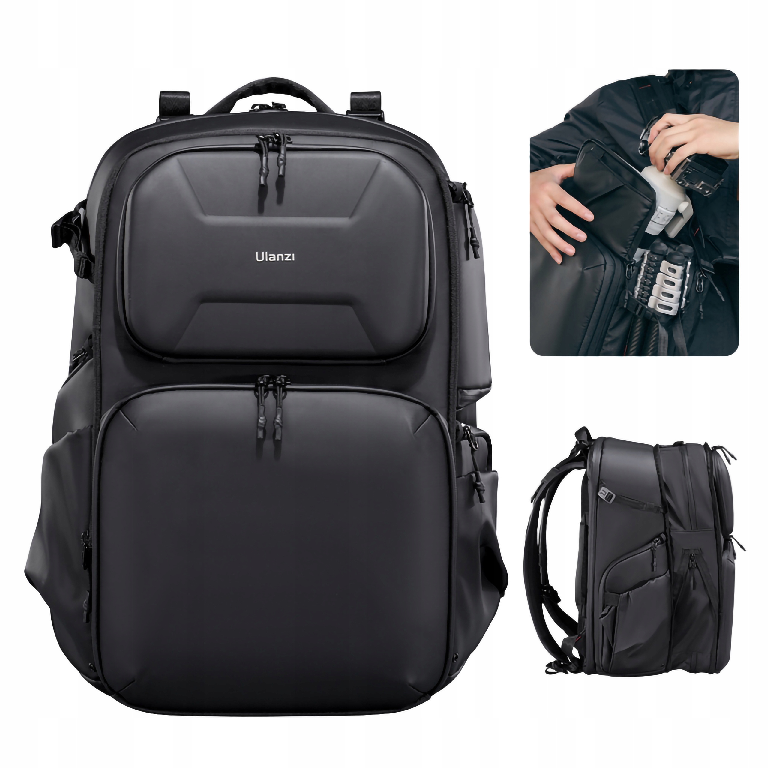 Batoh Foto 35L Ulanzi BP10 Prostorný pro notebook 17" kamery Tablet Fotoaparát