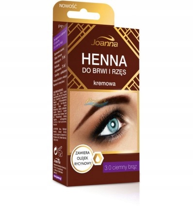 

Joanna Henna do Brwi i Rzęs 3.0 Ciemny Brąz 15 ml