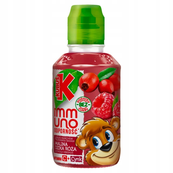Levně Kubuś Immuno imunita Šťáva malina acerola šípková růže