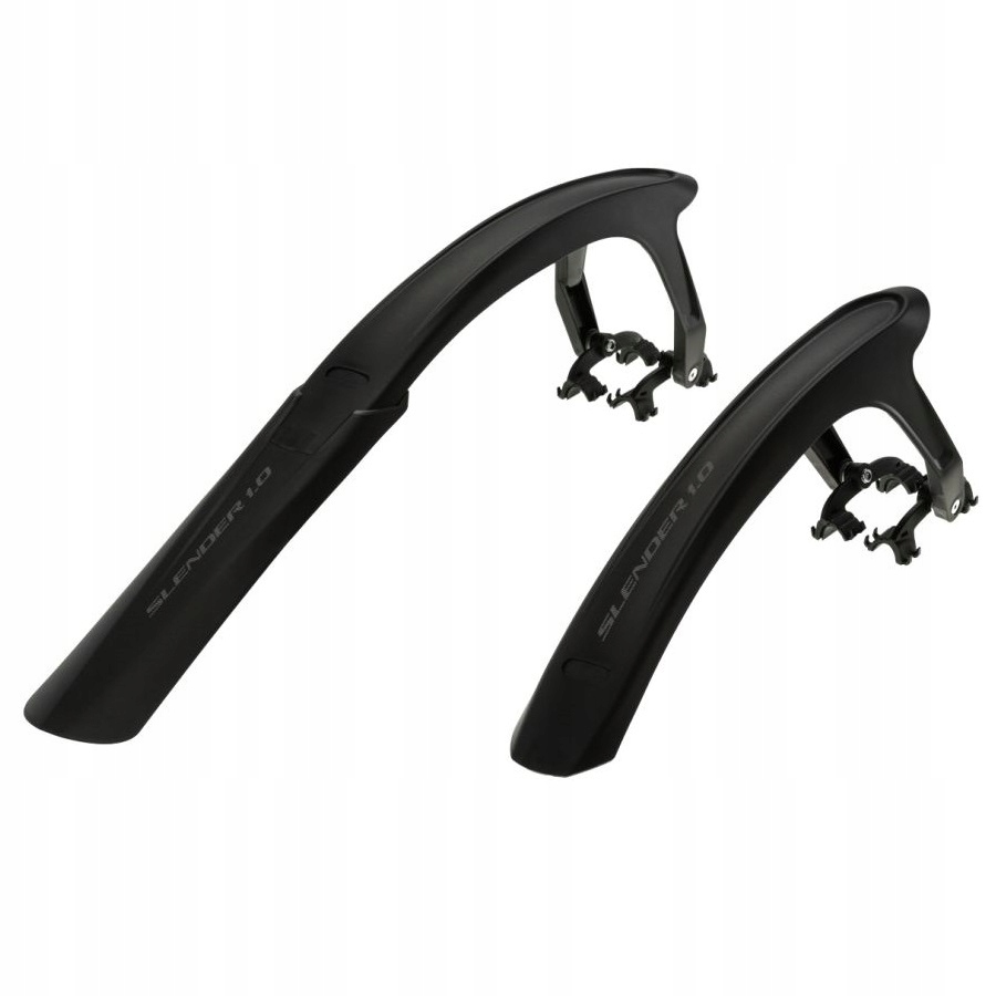 Zestaw Błotników Rowerowych Kross Slender 1.0 28" Czarne Lekkie