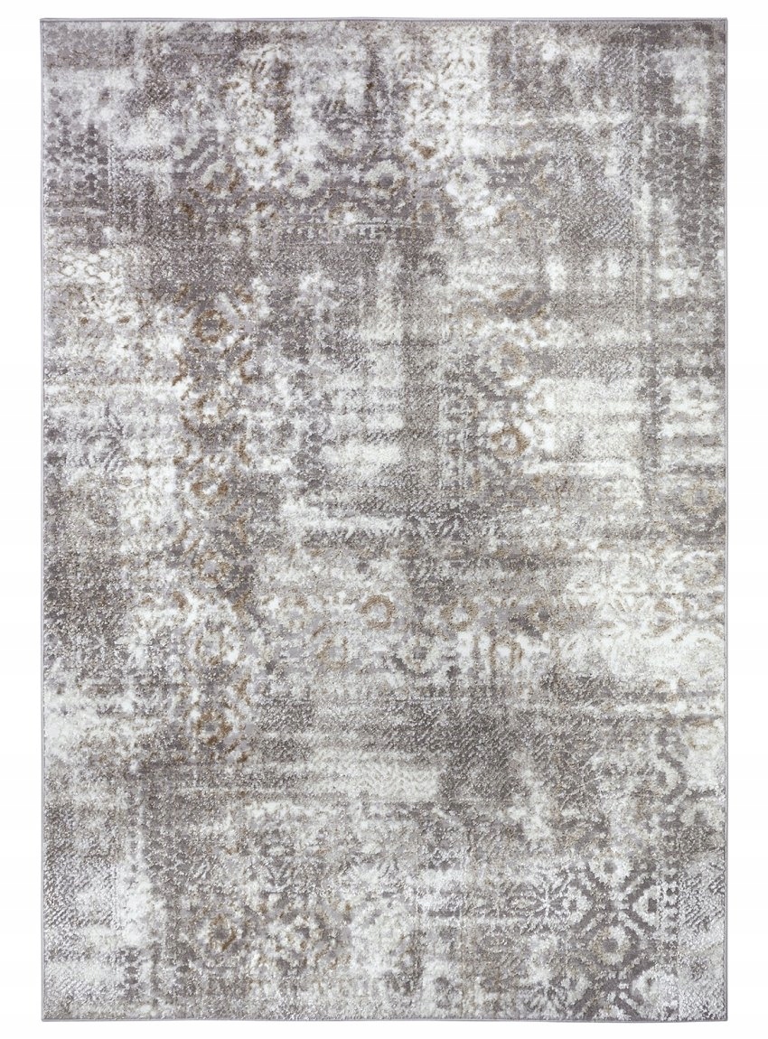 Koberec do obývačky 160 x 235 cm, mäkký, plyšový, krémovo béžový