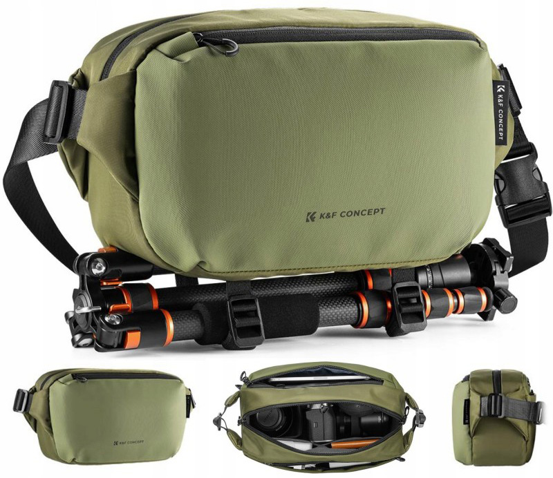 K&f Ledvinka Taška na rameno Fotografická taška na vybavení Foto Město