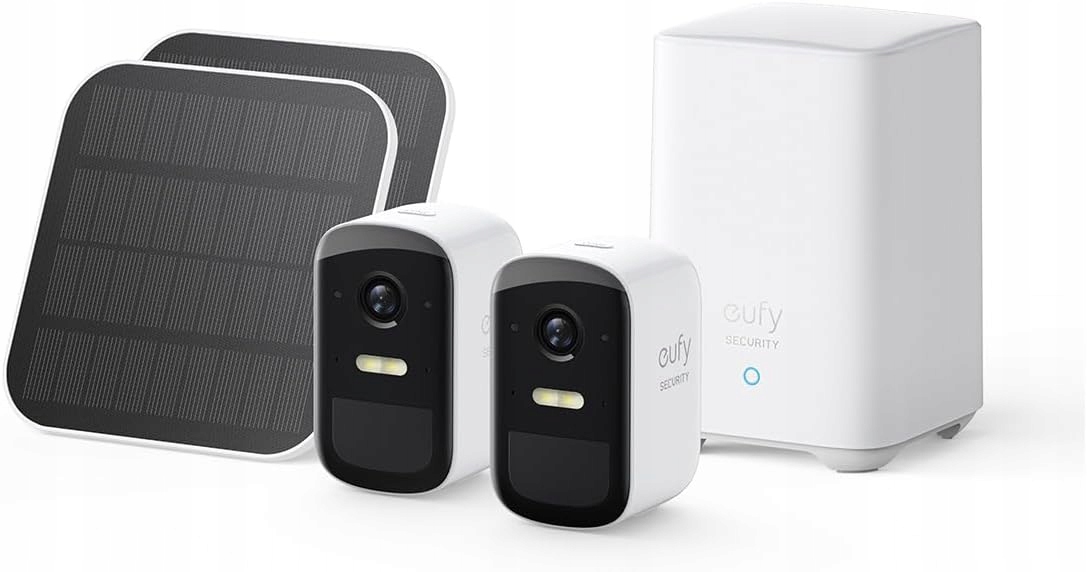 Vonkajšia kamera Eufy Eufycam 2C Pro 2K solárne panely