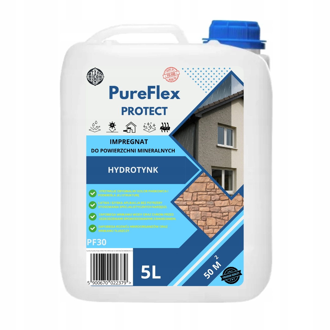 Impregnace Pro Fasády Silikonových Omítek A Betonu Pískovců Hydrofobní 5L