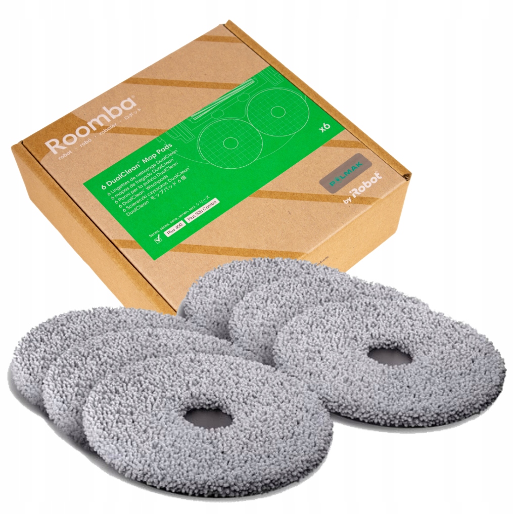 6x Nakładka do mopowania DualClean do iRobot Roomba Combo 405/505