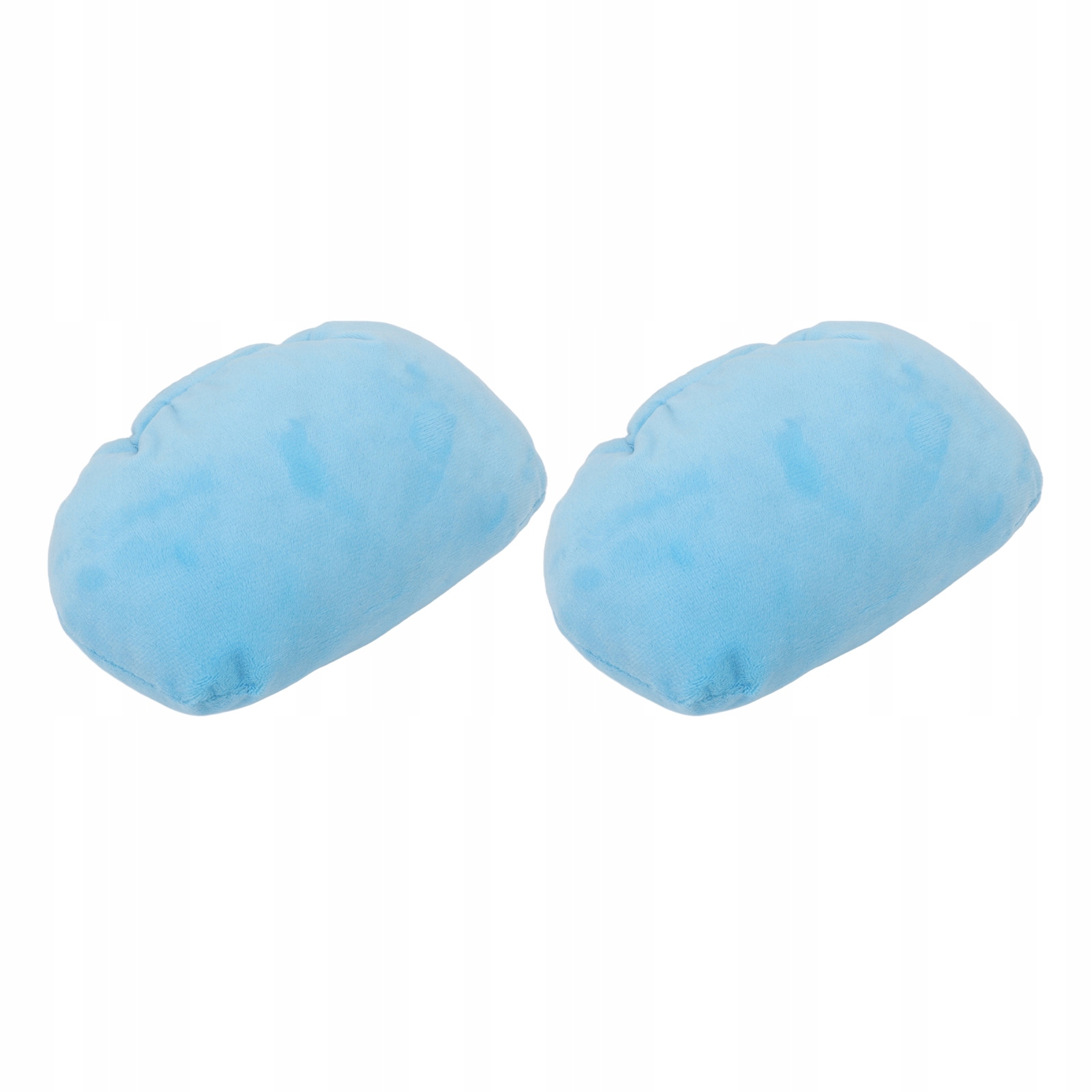 Miękkie Pokrowce Na Poduszki Niebieskie 2SZT