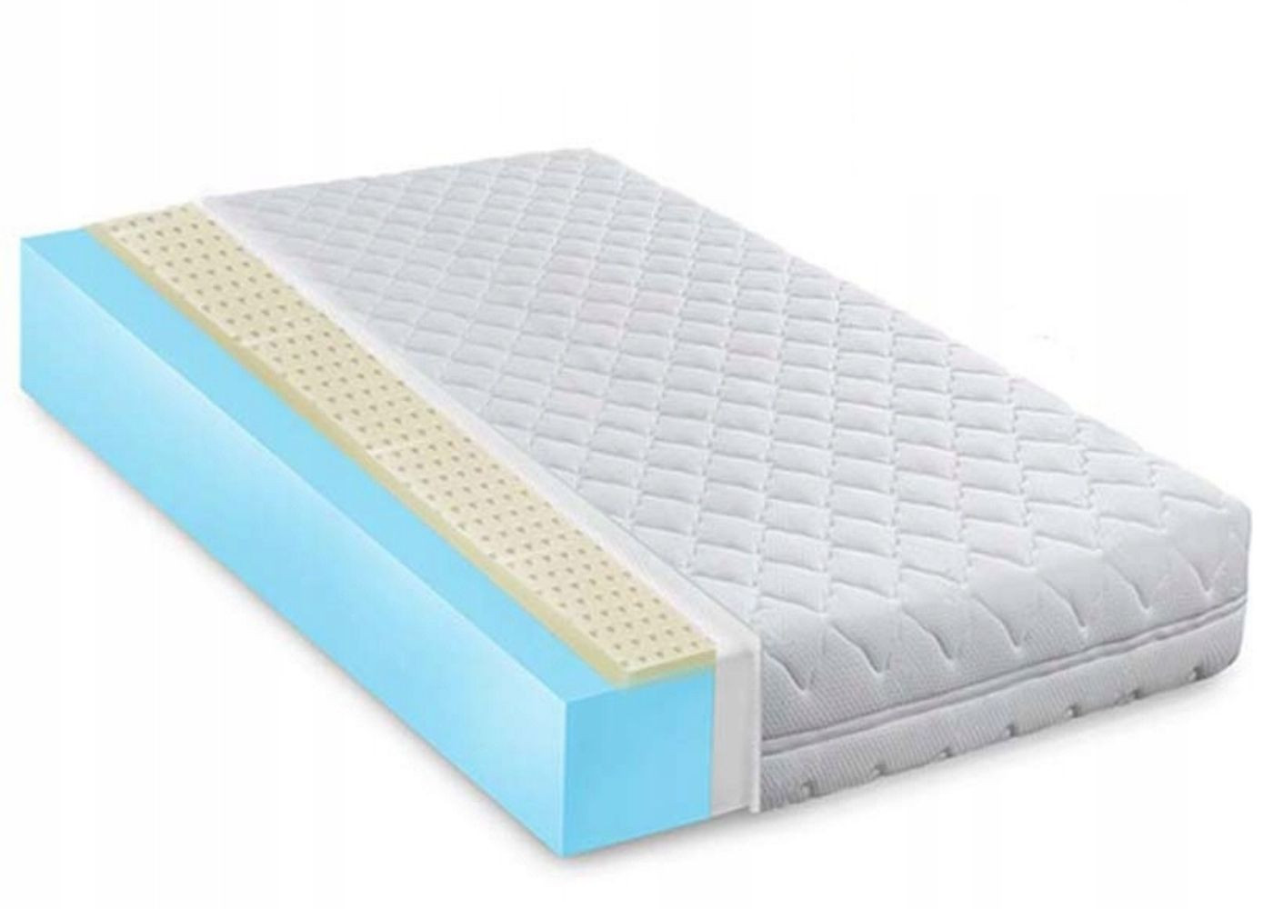 

90x200 Elastyczny Gruby Materac Piankowy Lateks H1