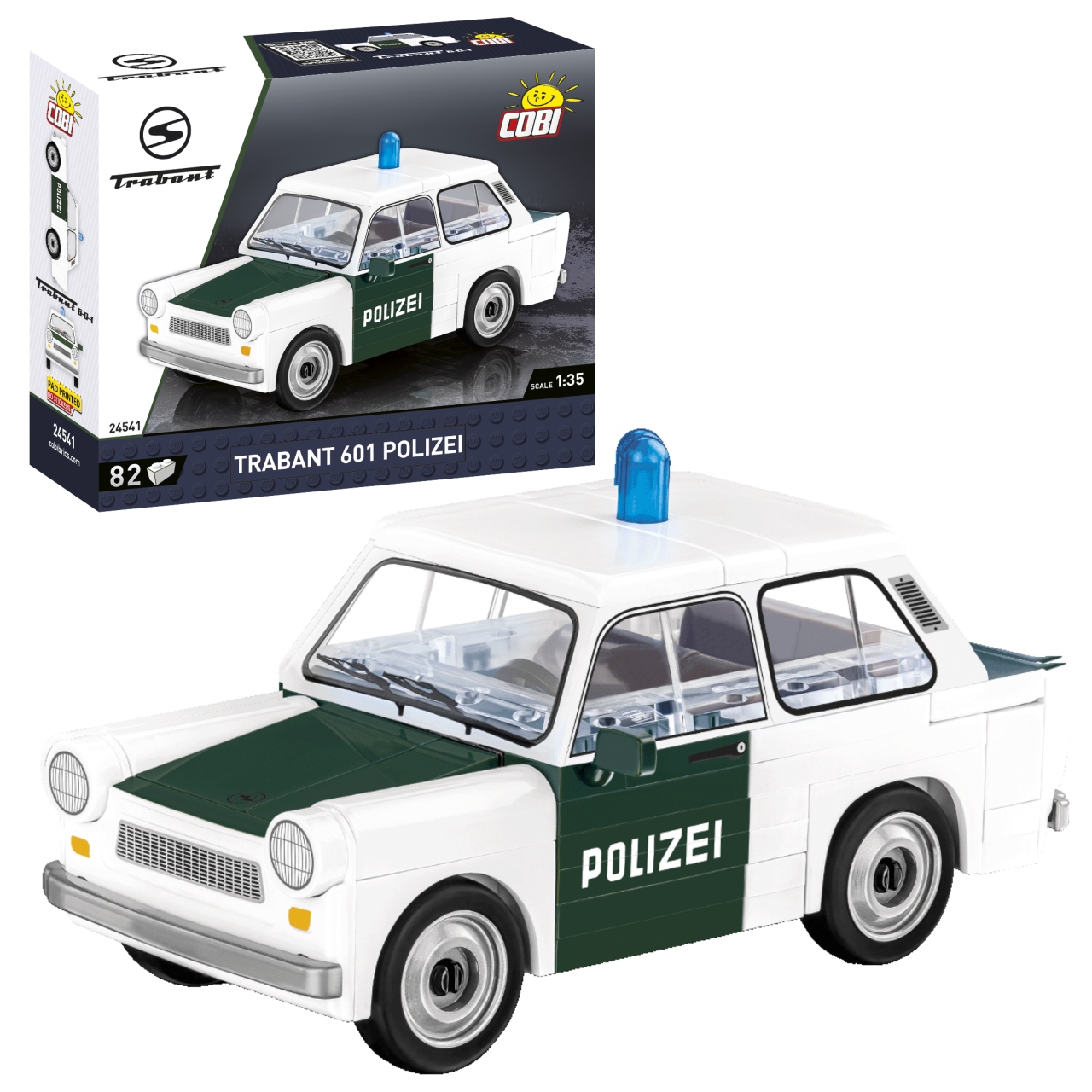 

Klocki Cobi 24541 Samochód Trabant 601 Polizei