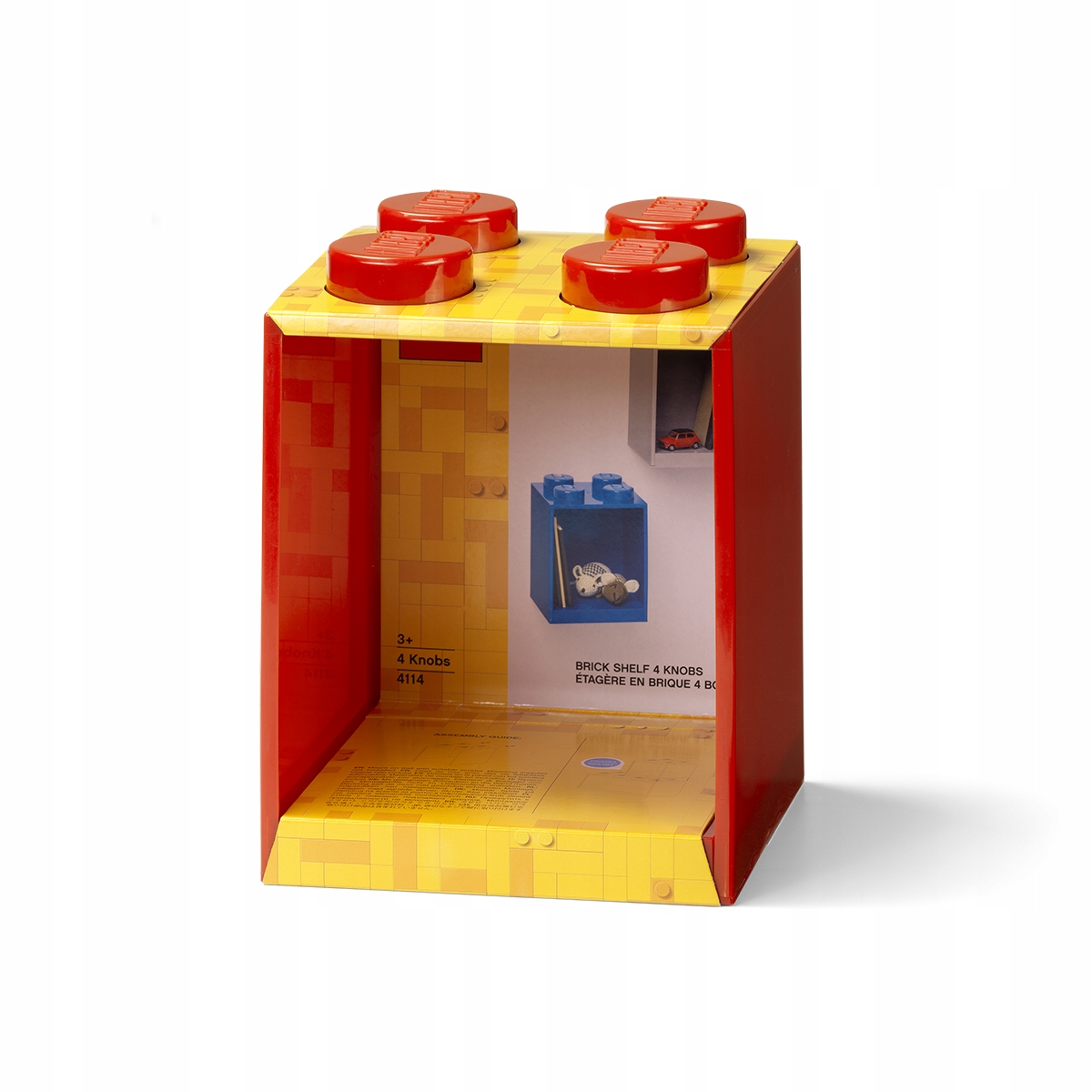 LEGO PÓŁKA NAŚCIENNA BRICK 4 41141730 - CZERWONA