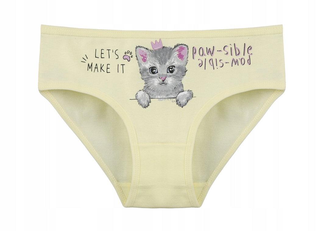 DONELLA figi majtki dziewczęce KOTEK QUEEN 2/3 98-104 Wiek dziecka 2 lata +