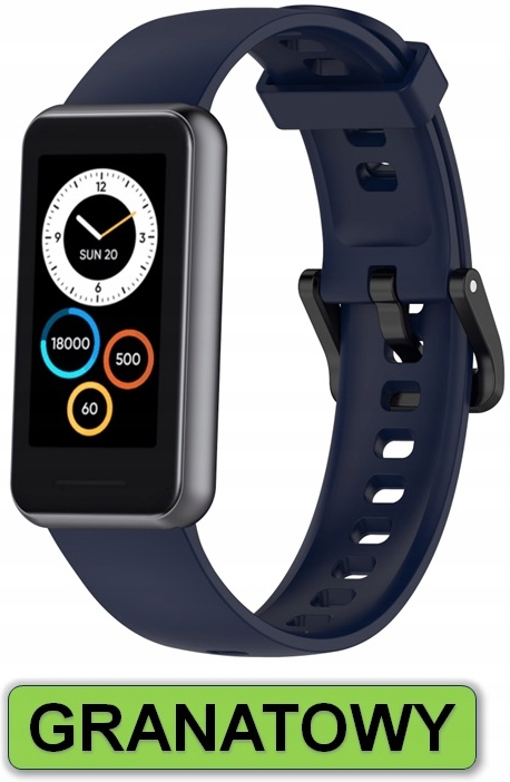 PASEK SILIKONOWY OPASKA BRANSOLETA DO REALME BAND 2 | 8 SUPER KOLORÓW Pasuje do modelu REALME BAND 2 NAJWYŻSZA JAKOŚĆ - OGROMNY WYBÓR KOLORÓW