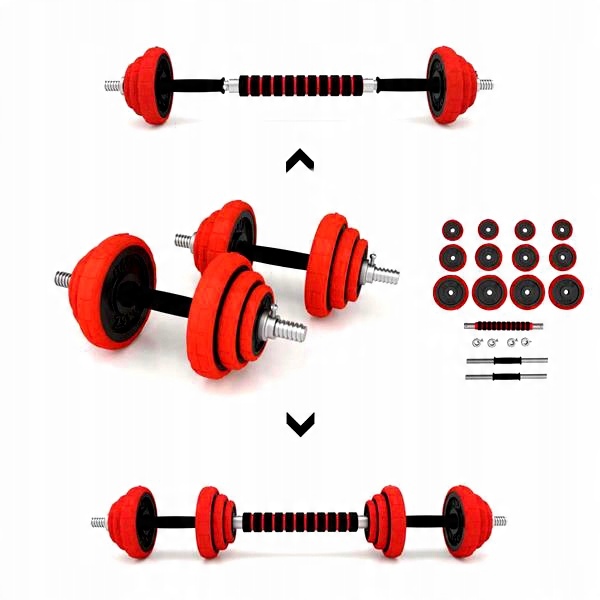 

Hantle 20KG 2X10KG Hantla Zestaw Hantli Sztanga