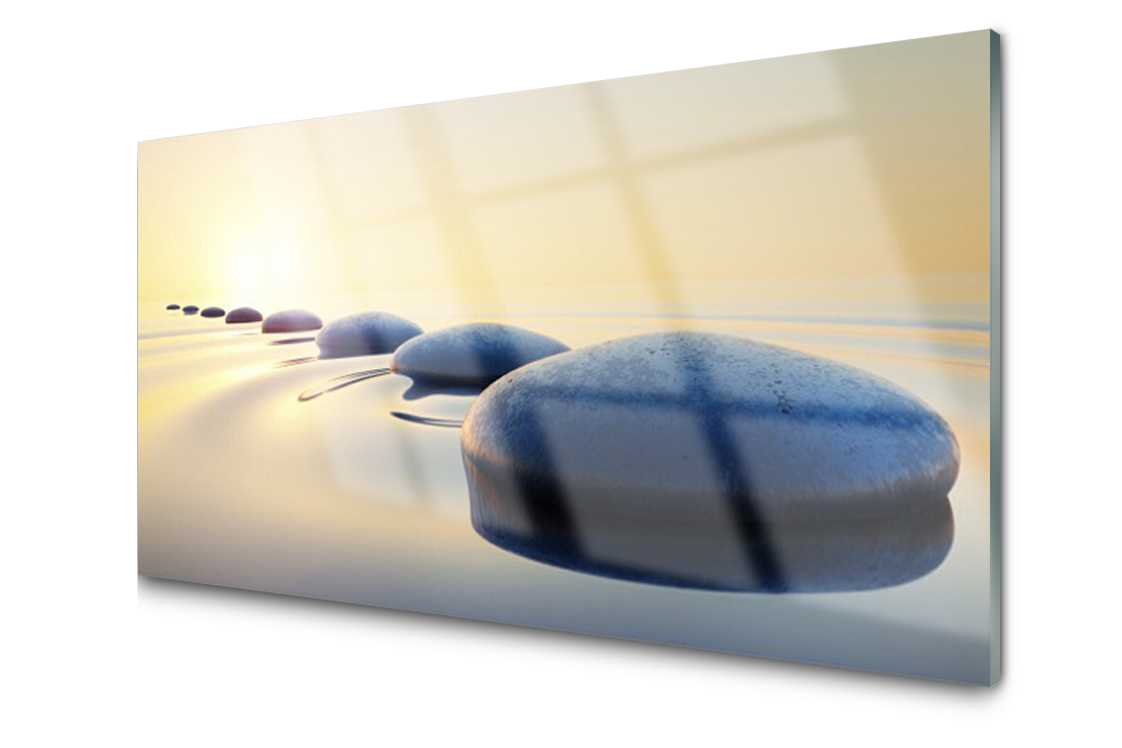 

Panel szklany Płytka Kamień w Wodzie Spa 140x70