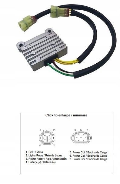 Regulátor Napätia Ktm 125/150/250/300/350/450/400 Exc/exc-f/xc/xc-w/xc