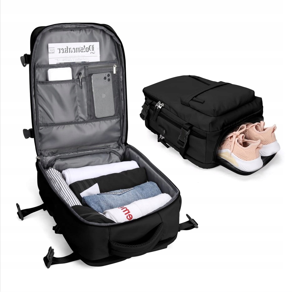 Plecak Usb Do Przechowywania Torba Bagaz Podreczny Dry&wet Z Komora Na Buty