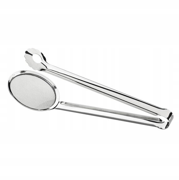 Szczypce Z Sitkiem Do Kurczaka Pączków Frytek NŻ69 Marka inna