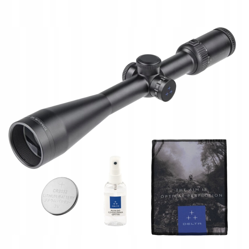 Luneta celownicza Delta Optical Titanium 2,5-15x56 zestaw czyszczący