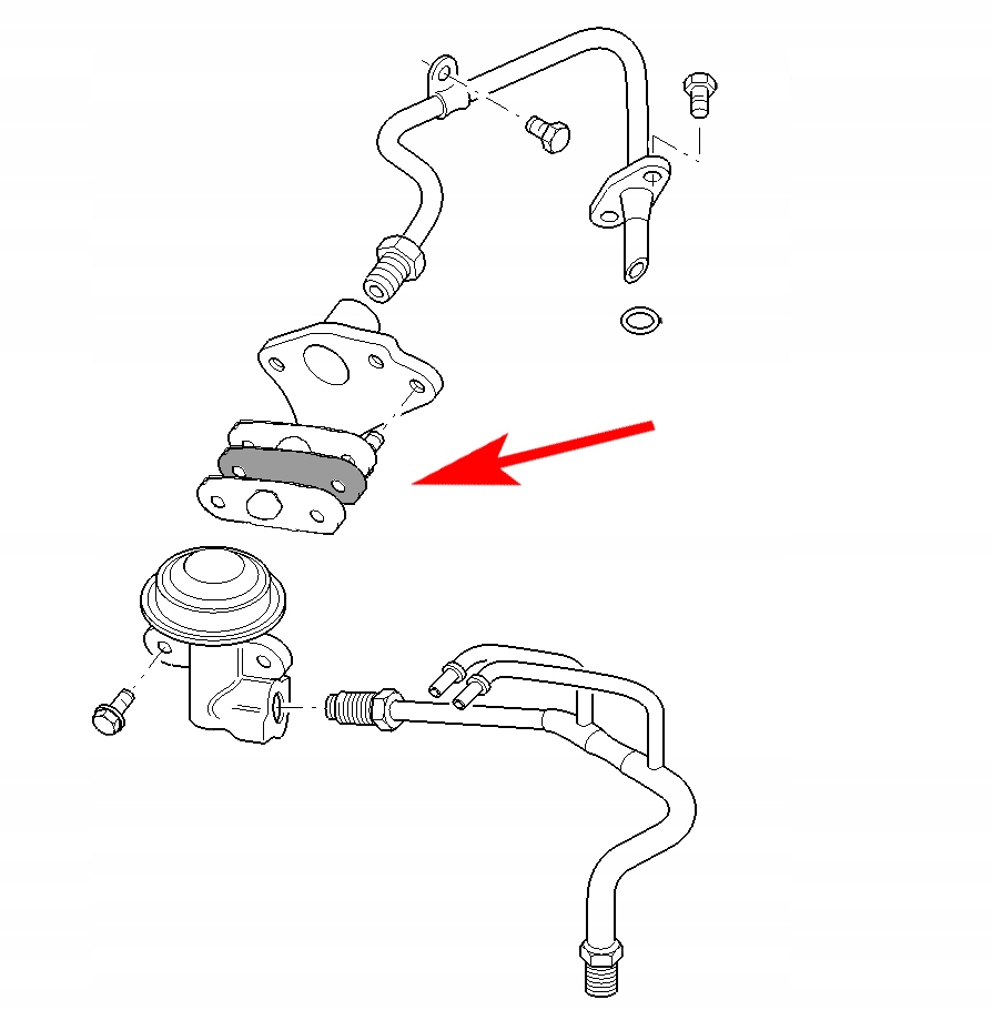 122 Uszczelka EGR FORD MONDEO 1.8 2.0 16V 2.5 V6 EAN (GTIN) 5904689297483