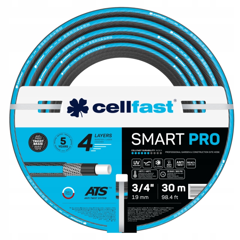 Wąż Ogrodowy Smart Pro Ats 3/4'' 30MB 13-421 Cellfast