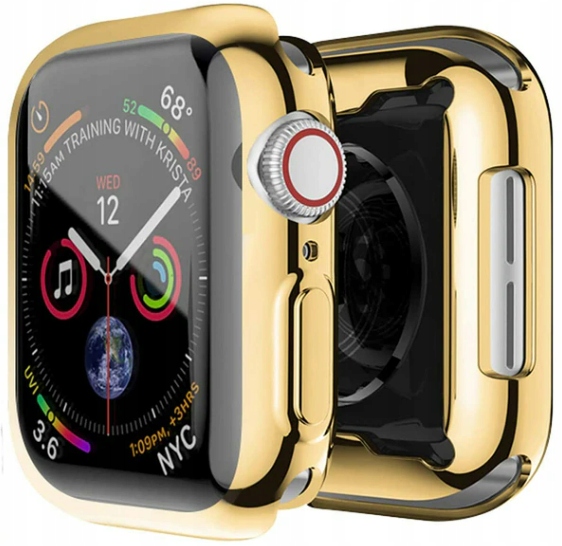 CASE ETUI 2w1 DO APPLE WATCH 4/5/6/SE 44MM |NAKŁADKA OBUDOWA| SUPER KOLORY Materiał inny