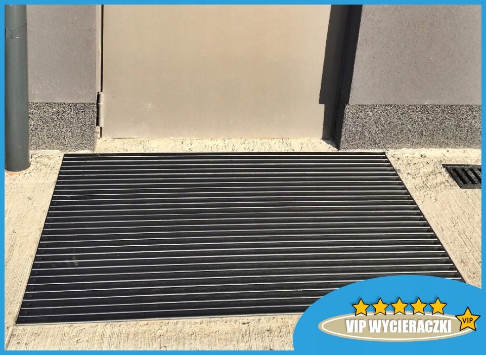 WYCIERACZKA WEJŚCIOWA SYSTEMOWA - wycieraczka zewnętrzna wpuszczana - 60x40 Materiał gumowa pvc inna