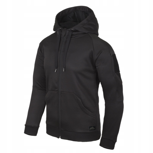 mikina s kapucí rozepínací Helikon Urban Tactical Hoodie Černá vel. S