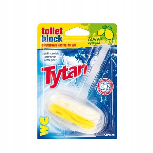 

Tytan Dwufazowa kostka do Wc Cytryna, 40g