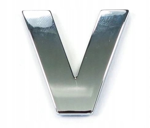 

Naklejka Chrom 3D Emblemat Litera V