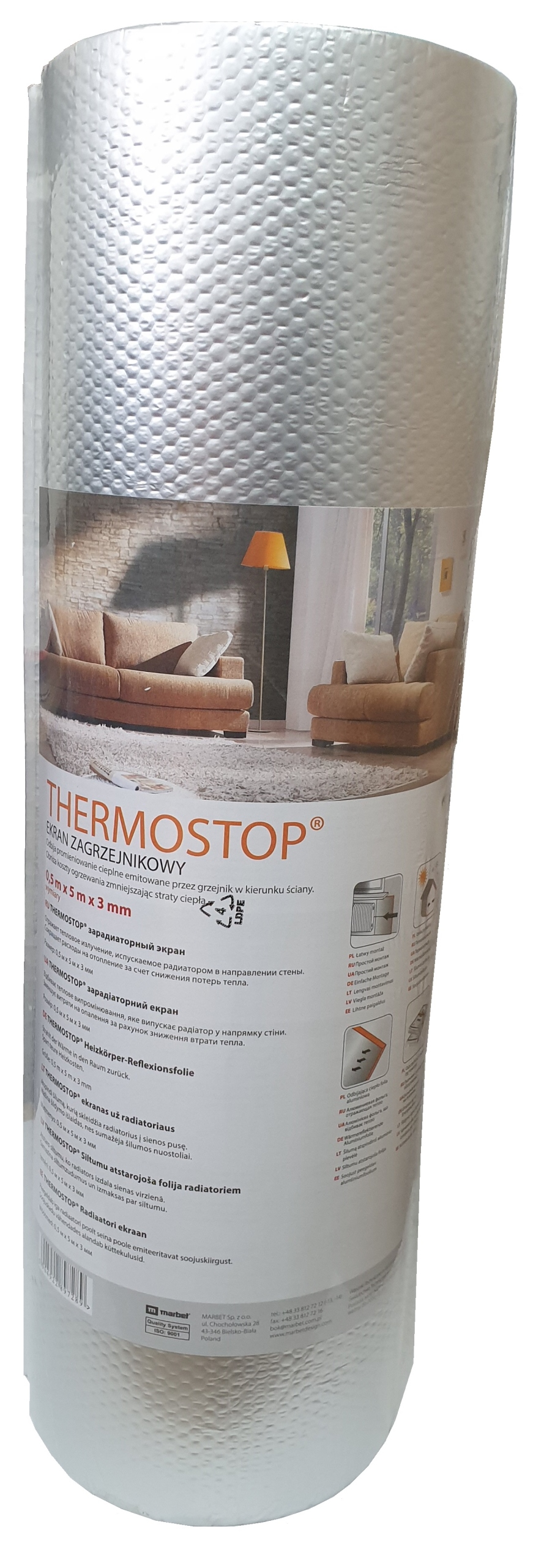 

Ekran Zagrzejnikowy Mata Aluminiowa 5M