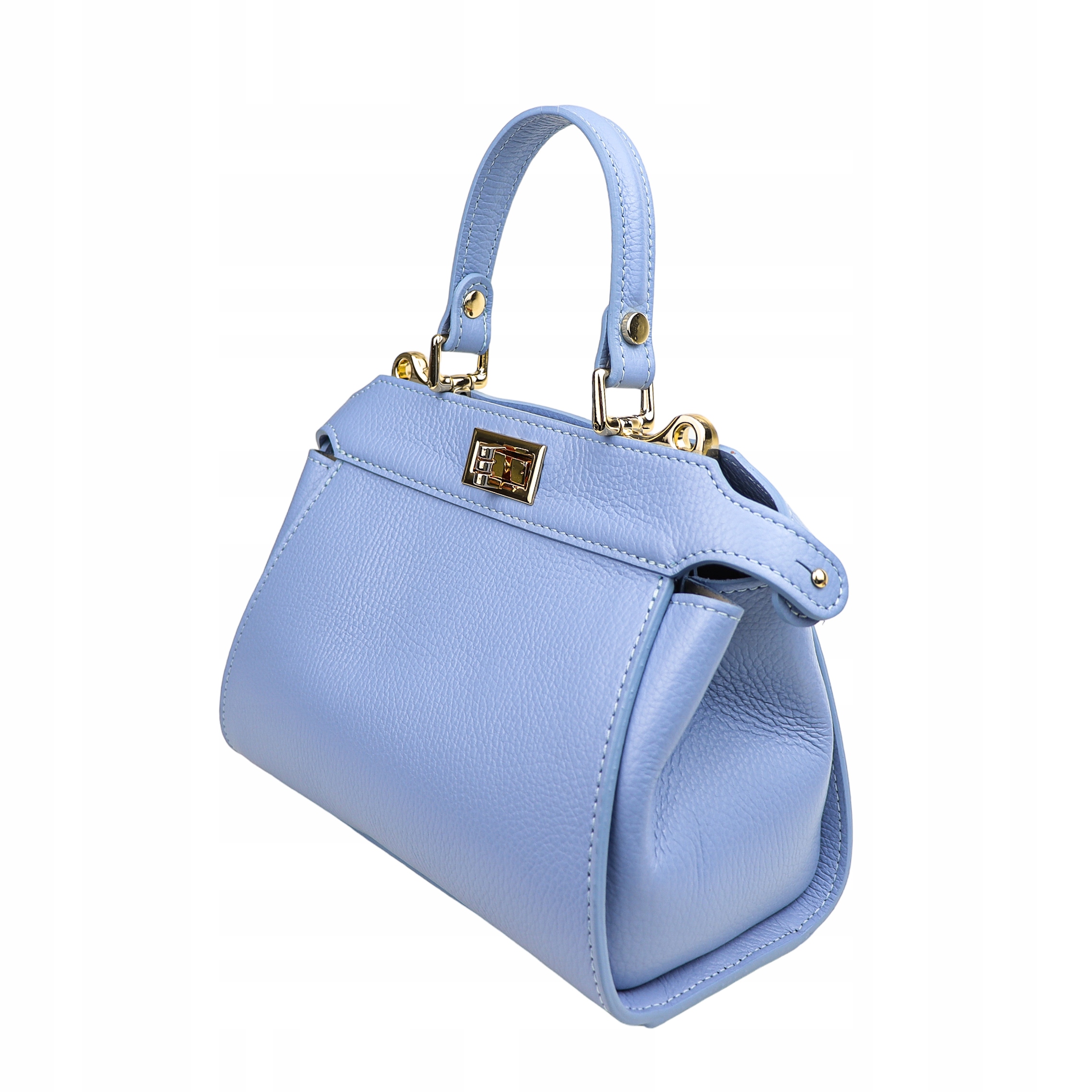 Torebka Damska licowa skóra Judy Błękitny Kod producenta MR-1116-92-Blk