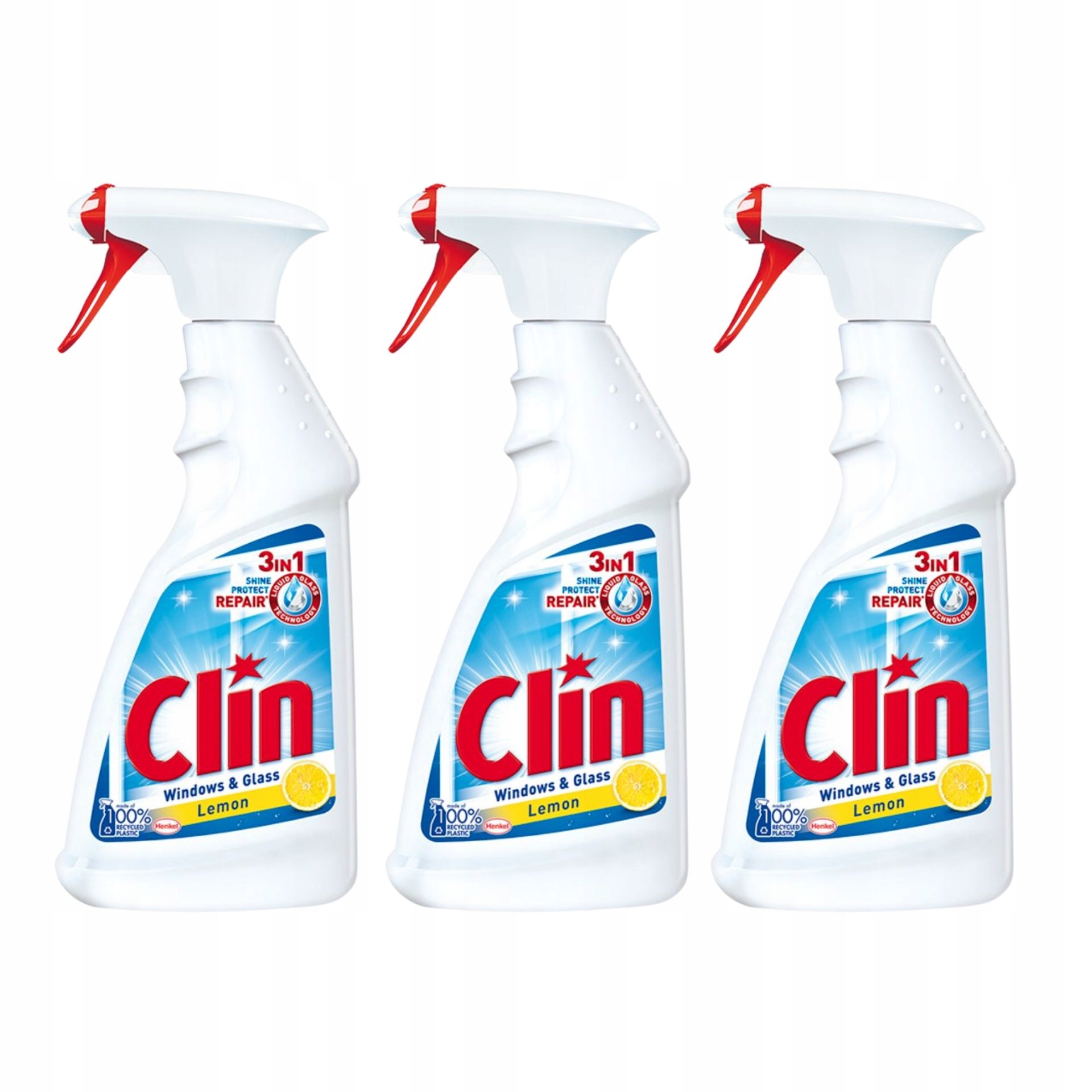 

Clin Płyn do mycia szyb 500ml Cytrynowy x3szt