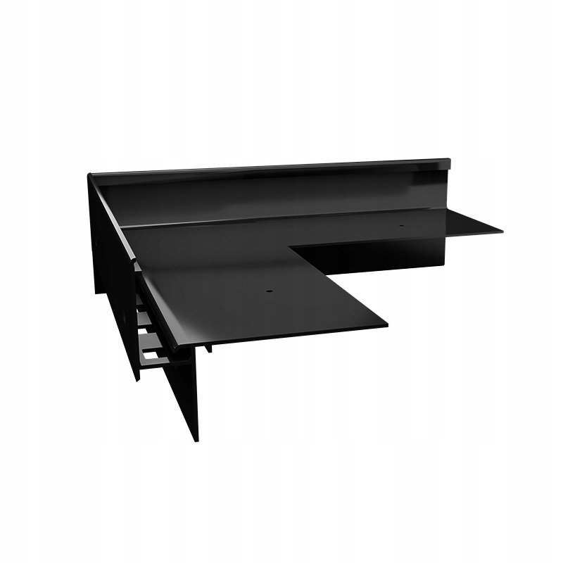 Vnější roh W35 Plus pro spojení W35 Plus s W35B Pravý Černý