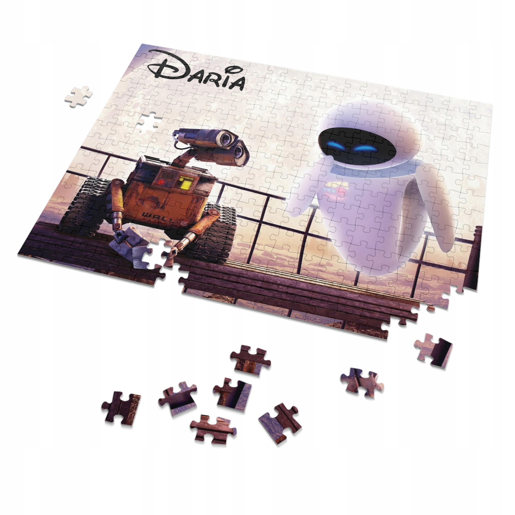 

Puzzle Imię Wall-e A4 70 el