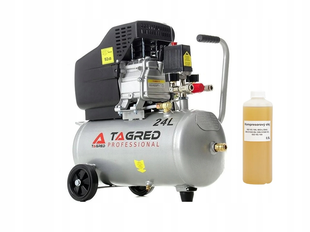 Tagred TA300N, Olejový kompresor 24l, 230V 2500W